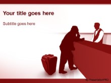 Download concierge red PowerPoint Template and other software plugins for Microsoft PowerPoint